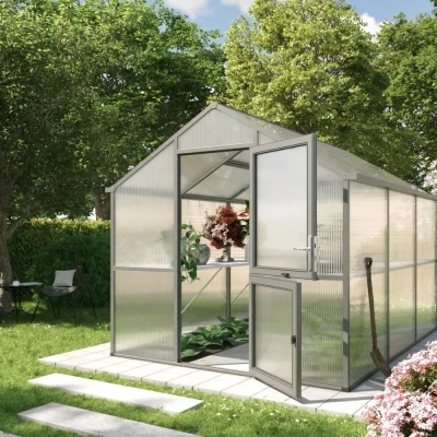 Greenhouse Iris III, anthracite-grey Greenhouse Iris III, anthracite-grey