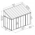 Udestue SanRemo 3 x 5,46 m - Hvid