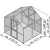 Greenhouse Iris II, anthracite-grey