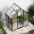 Drivhus Essential Smal Sort 114 cm - Polycarbonat