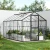 Drivhus Premium Sort 382 cm - Glas/Polycarbonat