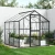 Drivhus Premium Sort 232 cm - Glas/Polycarbonat