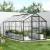 Drivhus Premium Sort 457 cm - Glas/Polycarbonat