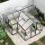 Drivhus T-formet Premium Sort - Glas/Polycarbonat
