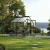 Greenhouse Novum II, 4 mm glass + polycarbonate, fir green